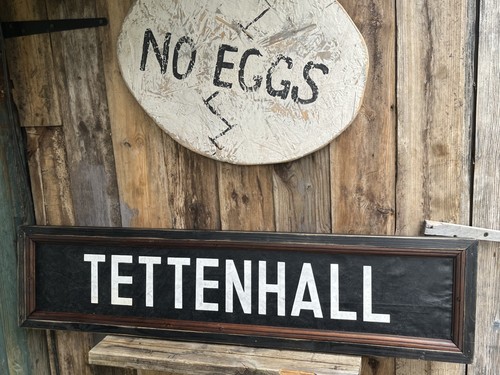 Vintage tettenhall bus blind - vintage,