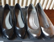 2x Pairs Work High Heel Shoes