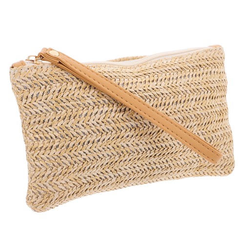 Wristlet bags straw handbags - wristlet,