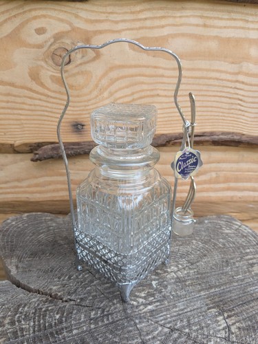 Vintage pickle castor glass - vintage,