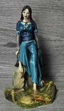 Vintage 1999's Tudor Mint "Land Of The Dragons" Lakes Sorceress, Resin Figurine