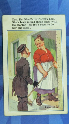 Donald mcgill comic postcard - donald,