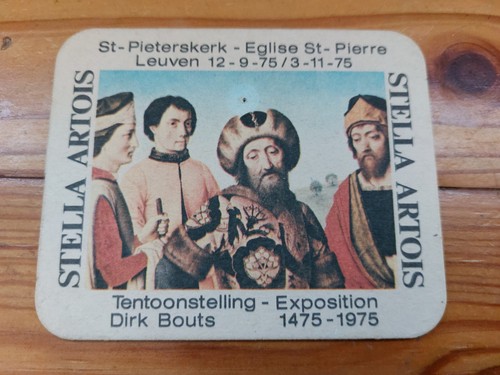 Stella artois beer mat - artois, mat.