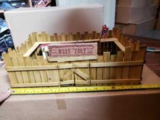 vintage wooden west fort made