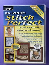 Jane Greenoff Stitch Perfect DVD Cross Stitch Canvas Work Crewel and more