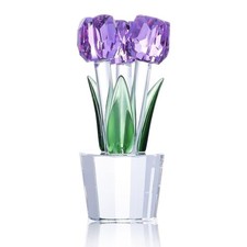Tulips Glass Flowers