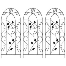 3x Plant Climbing Rack Black