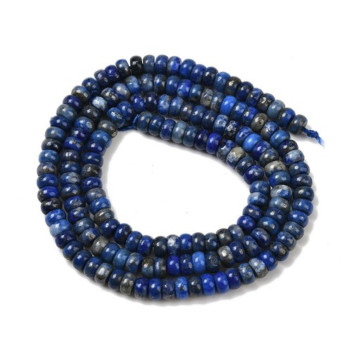 Natural gemstone rondelle - natural,