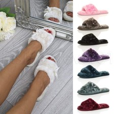 WOMENS LADIES FLUFFY FUR LINED