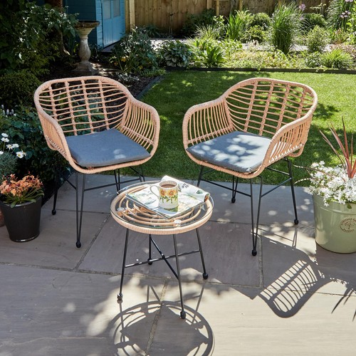Bistro set natural - bistro,