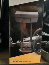 POWAKADDY DELUXE STORAGE SEAT / FITS POWAKADDY FX3, FX5, FX7 & CT6 GOLF TROLLEYS