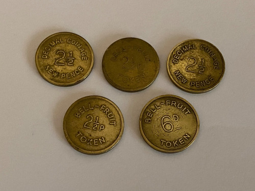 Vintage bell fruit 2 - 5, &