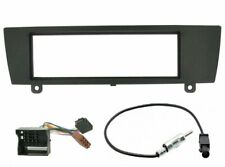 BLACK SINGLE DIN STEREO FACIA