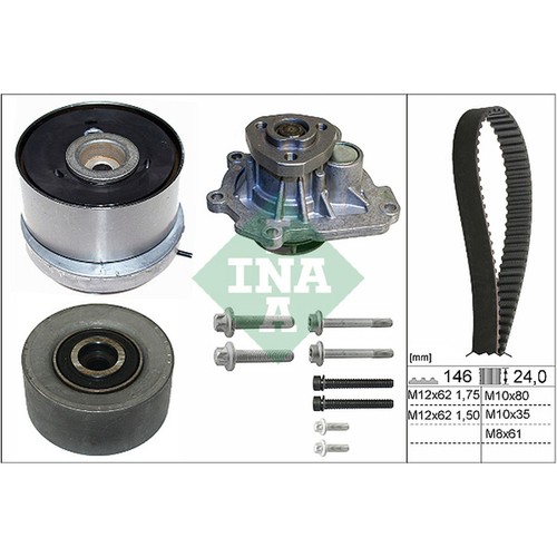 Timing belt water pump - belt,