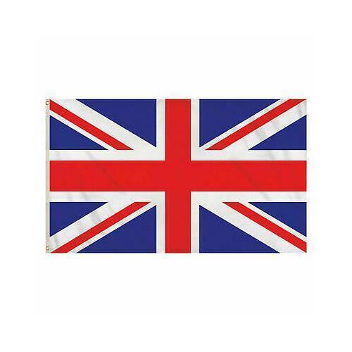 Union jack flag brass - flag, eyelets