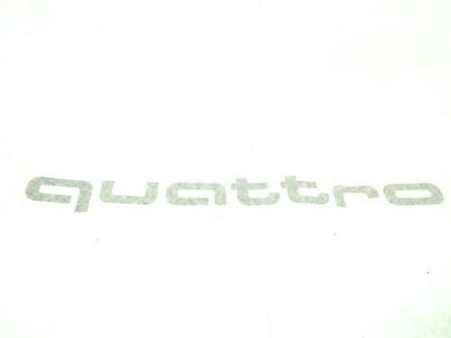 Genuine new audi - genuine, quattro