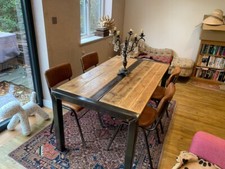 Dining table industrial - dining, rustic