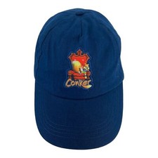 Conker Loot Gaming Bad Fur Day Cartoon Navy Embroidered Cap Men's Adjustable Hat