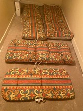 Garden Chair Thick Cushions  X 4 Relaxer Chair  2 x Sunbed Deck Chair Seat Pad