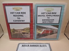 Train Locomotive DVD Pair HST Cab Ride Bristol Birmingham Reading Preowned #21