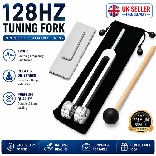 128hz tuning fork with hammer - tuning,
