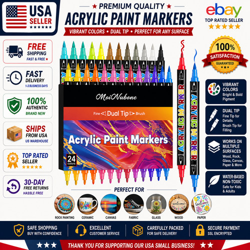 Colors dual tip acrylic - colors,