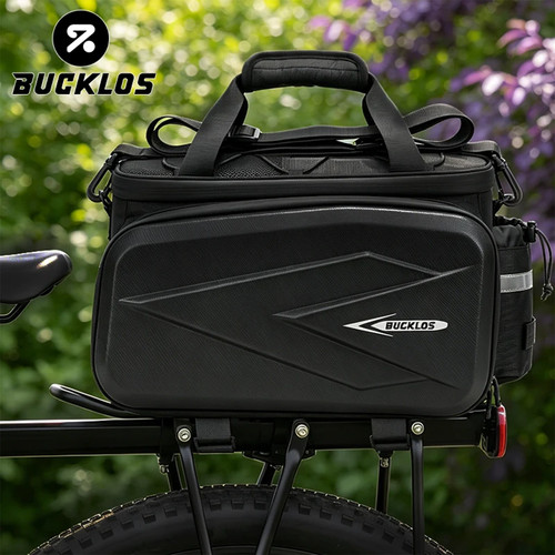 Bucklos bike rear rack bag - bike,