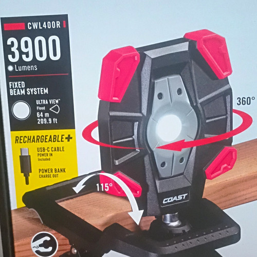 Coast cwl400r rechargeable led - coast,