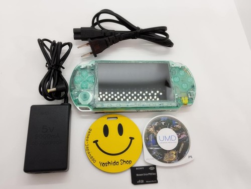 Sony psp 2000 clear green - psp-2000,