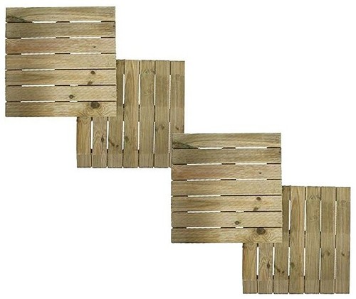 Hard wood garden decking - 4x,