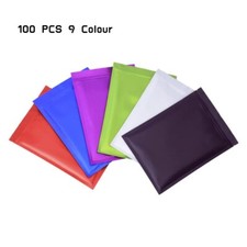 100 PCS 9 Colour Resealable
