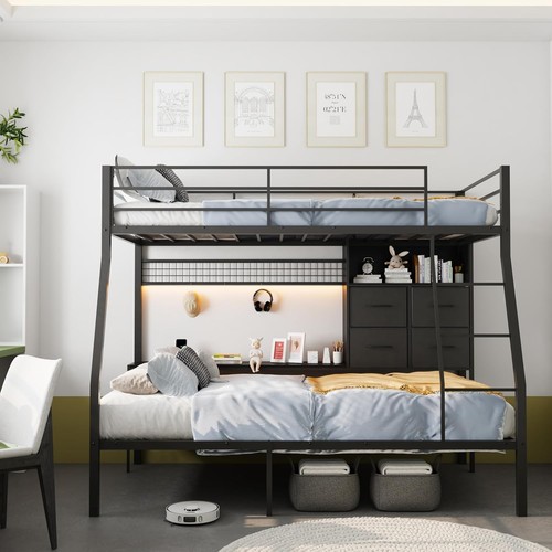 Xinbedeu metal bunk bed with - metal,