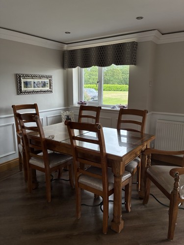 Flag stone dining table - stone,
