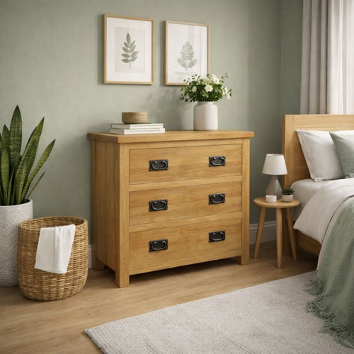 Oak drawer chest - oak,