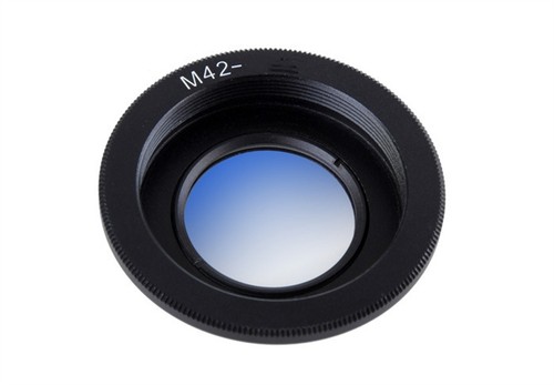 M42 glass adapter - glass, focus