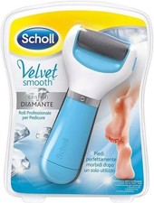 Scholl Velvet Smooth Diamond Crystals Express Pedi Foot File Hard Skin Remover**
