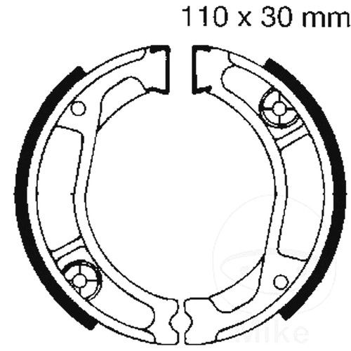Ebc brake shoes inc springs - brake,