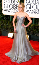 Reem Acra Vintage Runway Bead Embroidered Iridescent Tulle Long Gown Dress US 6