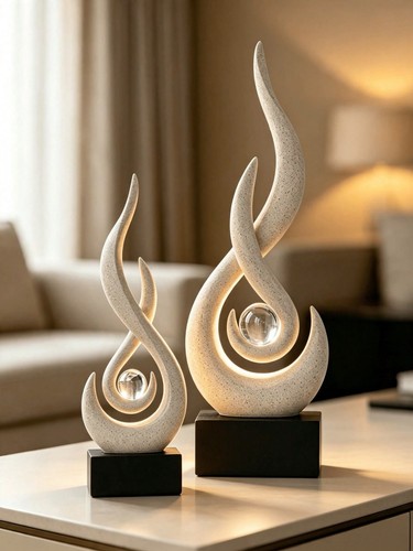 1pc inch flame statue - 11.8,