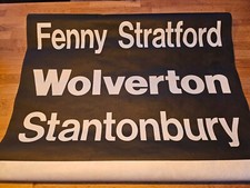 Vintage Bus Destination Blind
