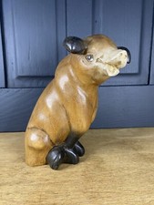 Vintage Wooden pig Ornament