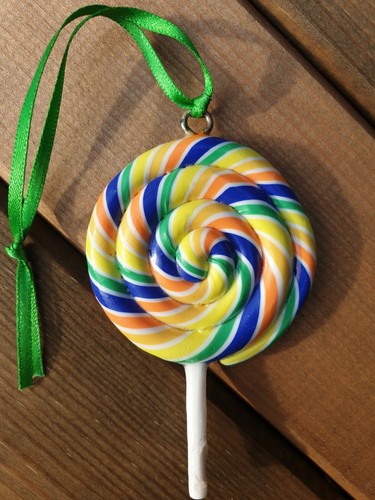 Fimo lollipop christmas - lollipop,
