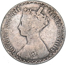 1859 Gothic Florin - Victoria