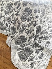 Laura Ashley Toile Bedspread