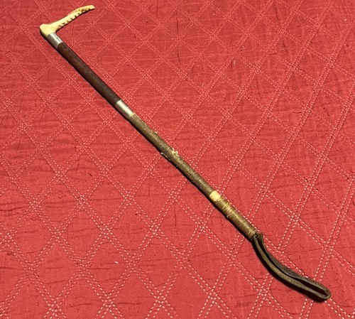Antique gents hunting whip - hunting,
