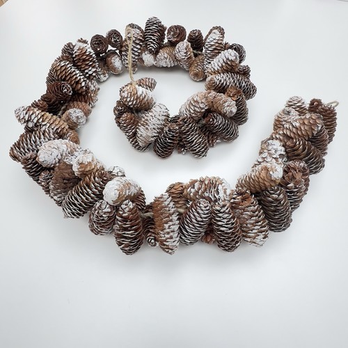 Real pine cone garland - cone,