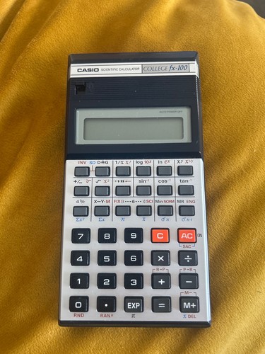 Vintage casio college 100 - vintage, fx-100