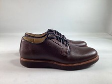 Mens Sam Hubbard Brown Pebble Grain Highlander Dress Shoes NEW