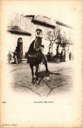 Old postcard algeria geiser - ak,
