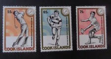 Cook Islands 1985 South Pacific Mini Games golf tennis SG1044/6 MNH UM unmounted